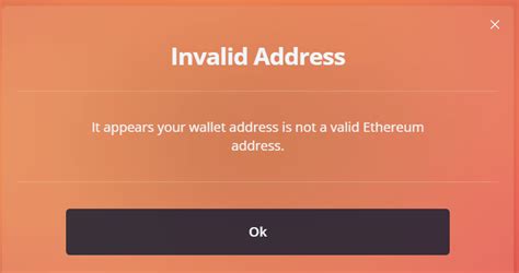 Metamask: Receiving Invalid Address on Web3
